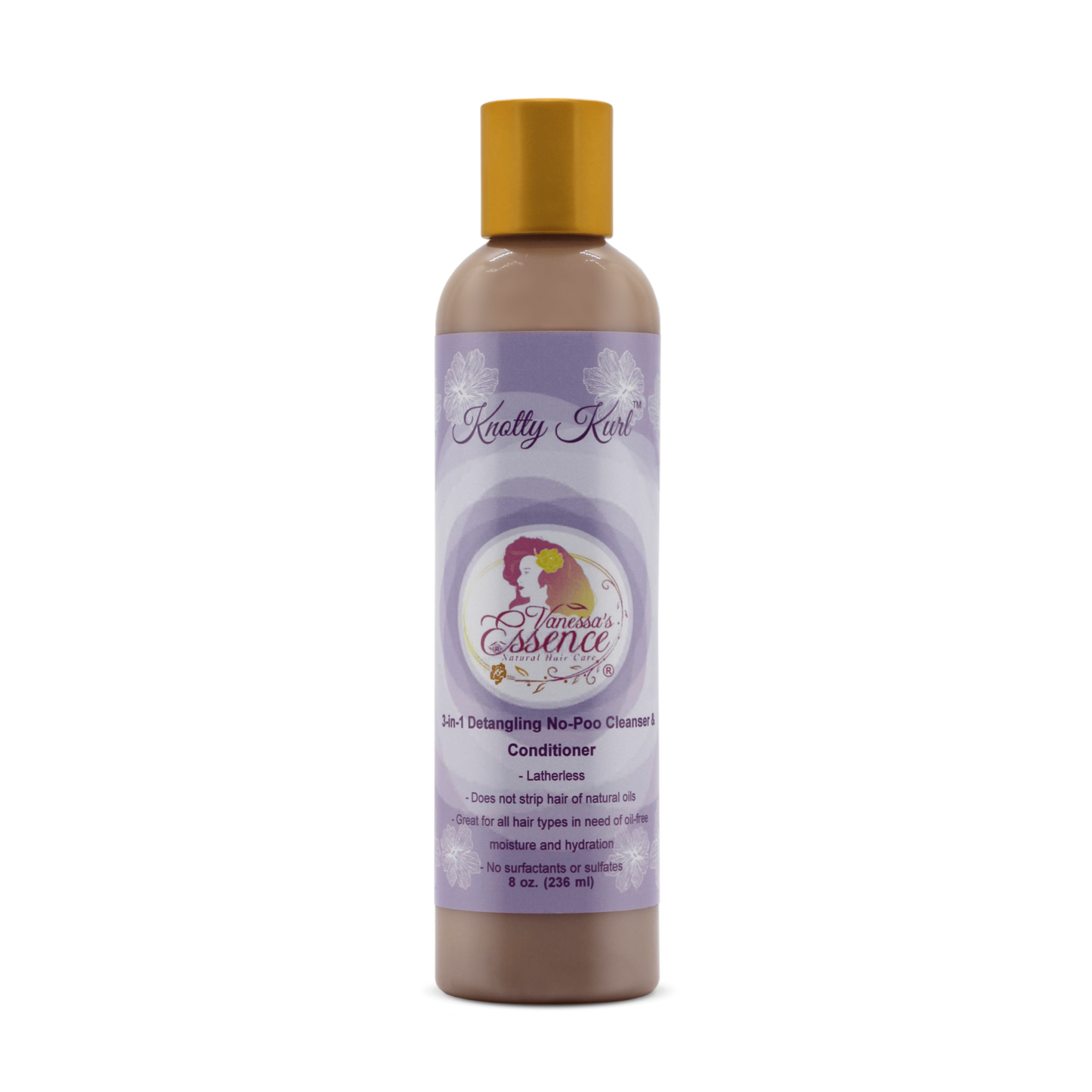 Knotty Kurl™ Detangling Wash (3-in-1 No-Poo Cleanser & Conditioner)